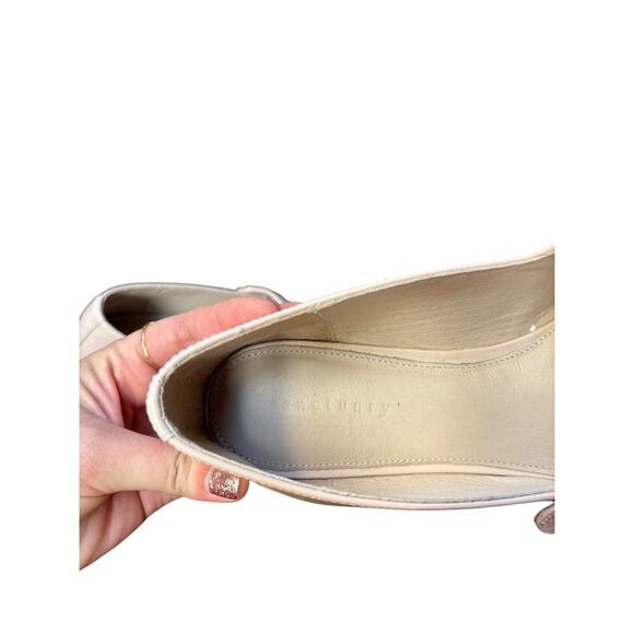 Worn Once - Sanctuary Ciara Point Toe Leather Ballet Flats - Pink Beige - 9 - Picture 8 of 10